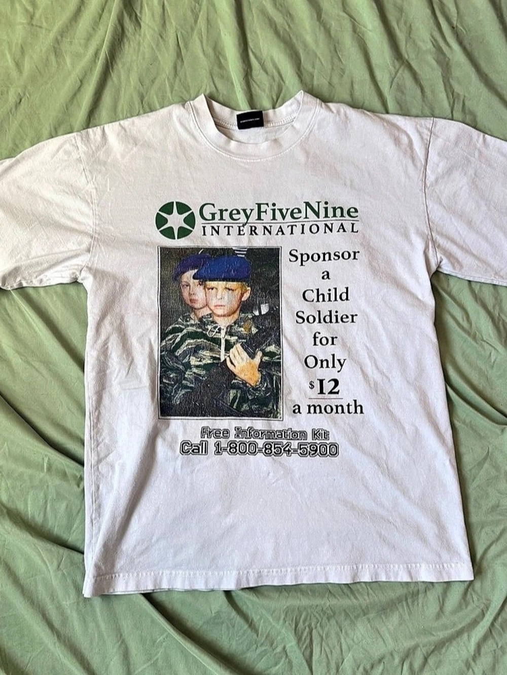 G59 Records G59 Child Soldier Tee Graphic Tee White XL